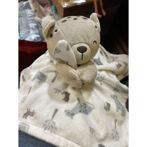 Gerber Modern Moments Cheetah/Leopard Security Blanket/Lovey 12"‎